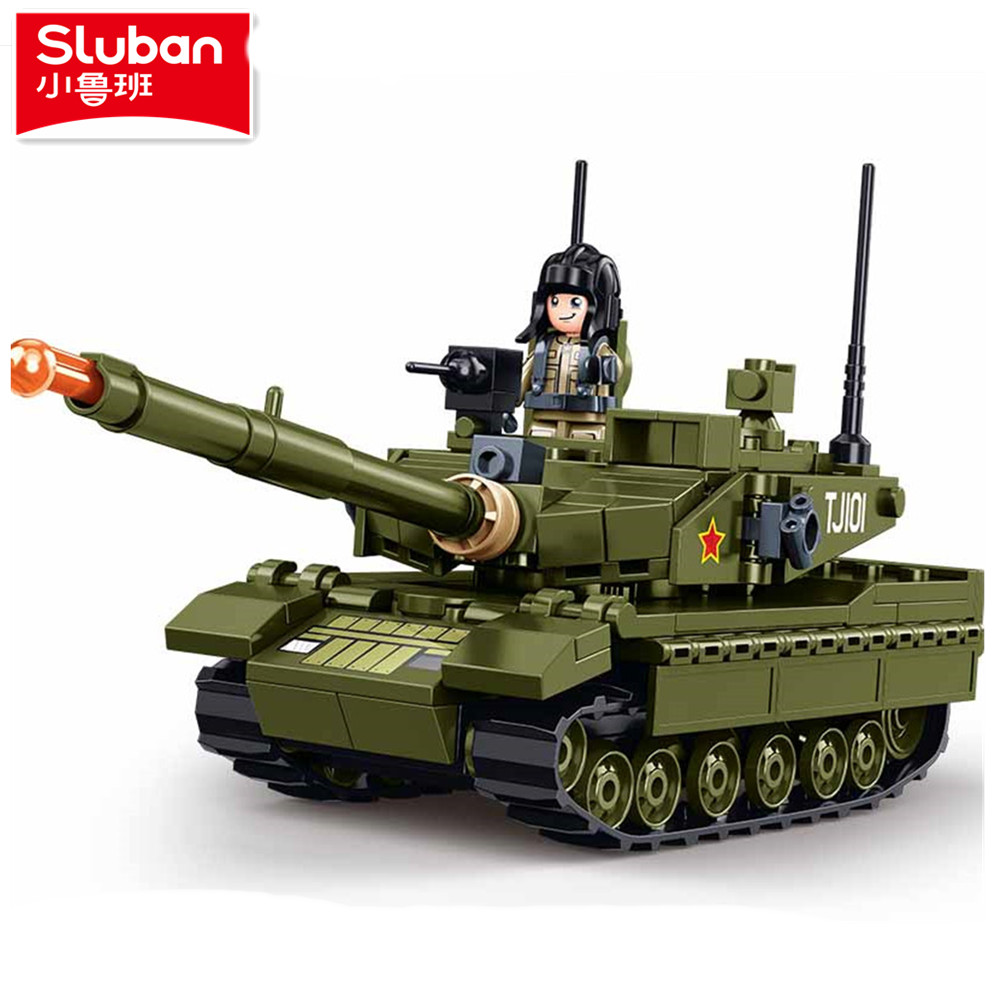 Lego Compatible Military Tank - Sluban 183PCS 육군 주요 전투 탱크