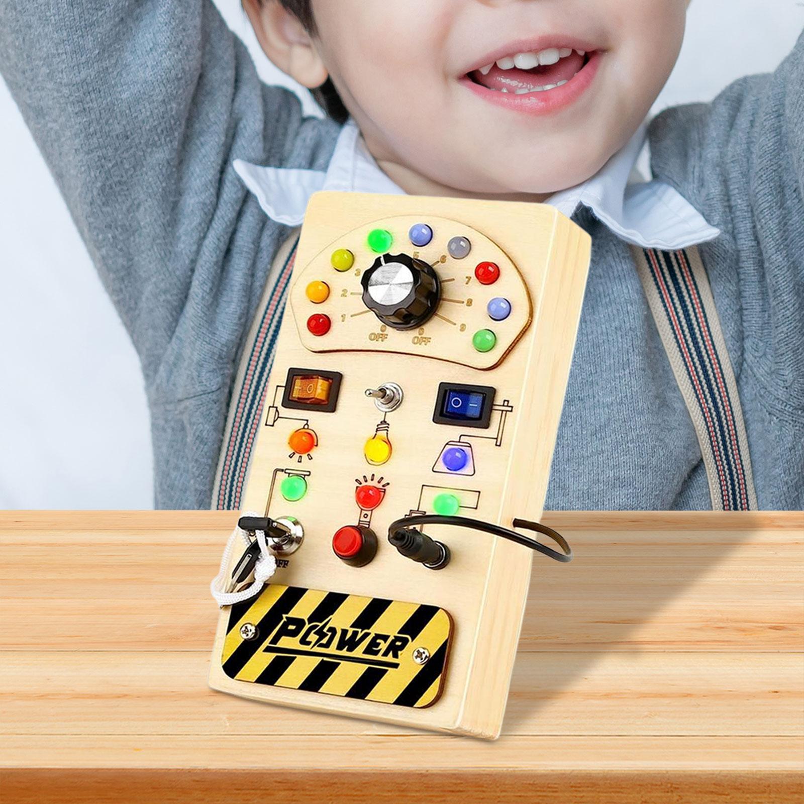 Montessori Wooden Busy Board Toddler - 몬테소리 방식의 나무 소재 활동 보드로,