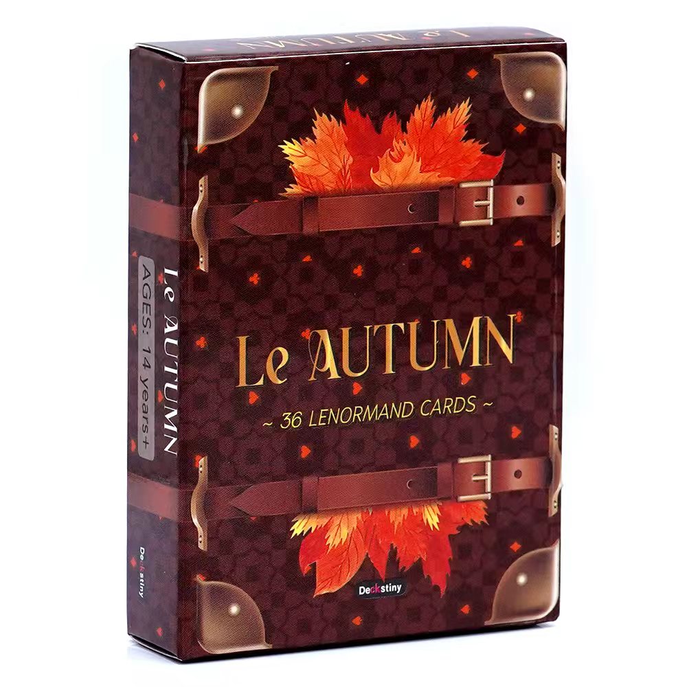 Lenormand 타로 덱 Le Autumn Colle - Tarot Cards Deck With Guidebook 리뷰 및 가격