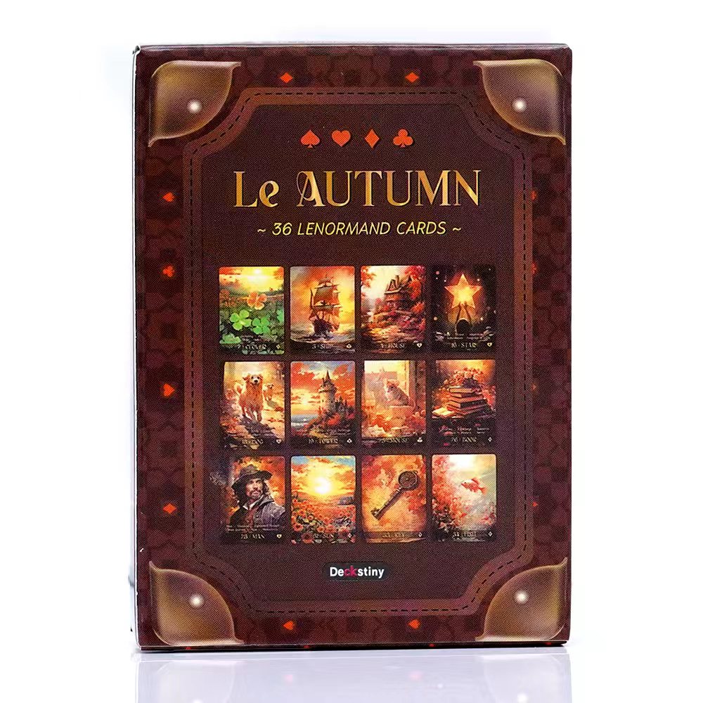 Lenormand 타로 덱 Le Autumn Colle - Tarot Cards Deck With Guidebook 리뷰 및 가격