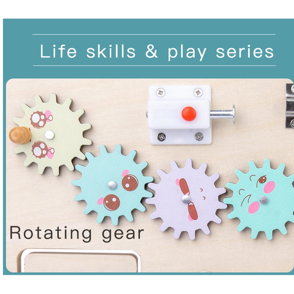 4~6세 어린이를 위한 나무 소재의 휴대용 활동 보드, - Montessori Wooden Busy Board Toddler 리뷰 및 가격