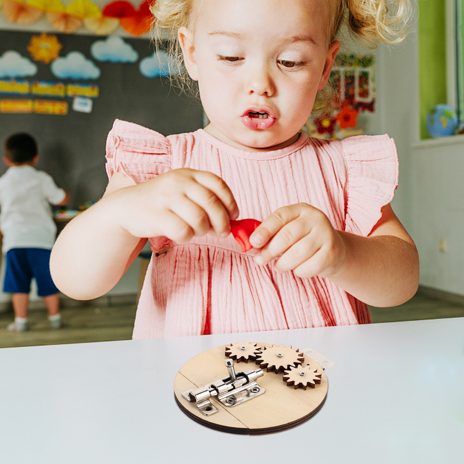 6개 세트 나무 재질의 감각 발달 놀이 보드, 몬테소리 - Montessori Wooden Busy Board Toddler 리뷰 및 가격